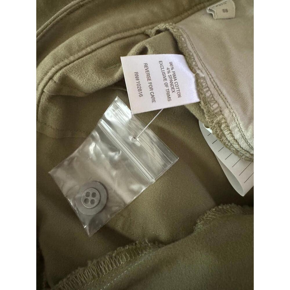 Garnet Hill | Saltwash Chinos in Faded Olive | Size 6 - Picture 6 of 7